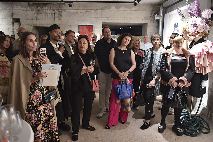 Galerie Kronsbein - Eröffnung der Vernissage „It’s time – immerse yourself into the utopian world of Crystal Paris” im ArtBunker in Grünwald bei München am 14.05.2025 (©Foto: BrauerPhotos / Goran Nitschke)  